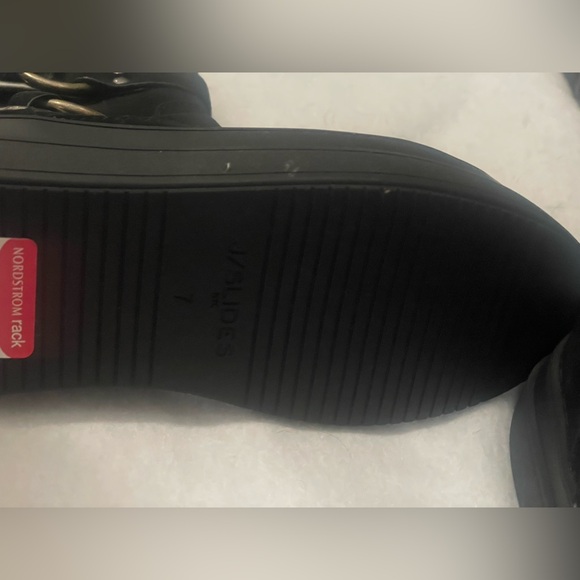 NWT J Slides Black Winter Boots with Faux Fur - Picture 3 of 7